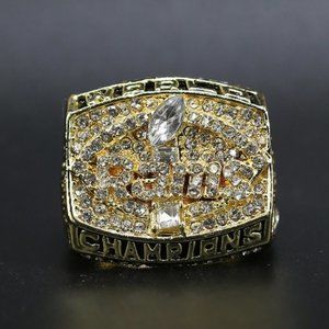St Louis Rams Championship Ring 1999 Fan‎ Edition Los Angeles Rams Gold